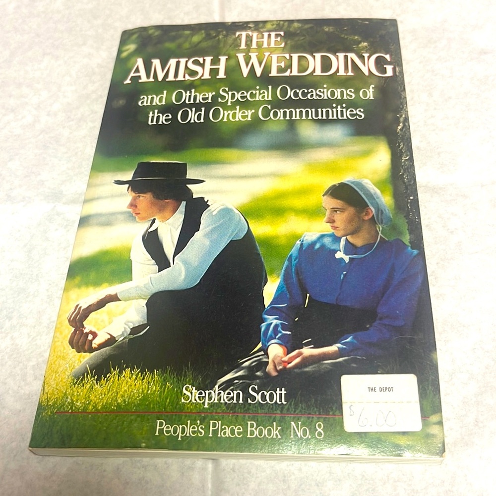 1988 The Amish Wedding vintage paperback book